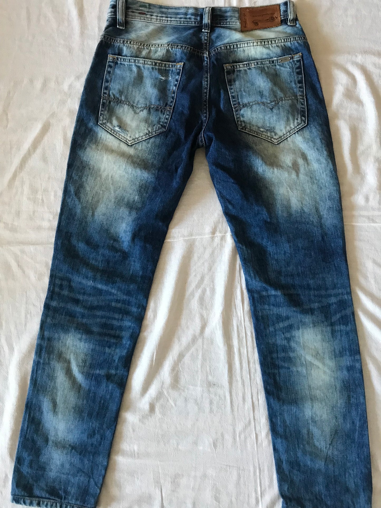 DIESEL INDUSTRY MEN'S JEANS MODEL KULTER SIZE SIZE 31x32 | MADE IN ITALY | DISTRESSED